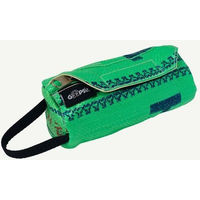 Produktbild von Goopsi Futterdummy Apportierspielzeug für Hunde aus Upcycling Reissack Grün 19x8 cm
