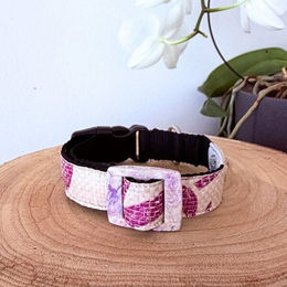 Goopsi Hunde Halsband aus Upcycling Reissack Fairtrade Beige Größe S – Bild 1 von 1
