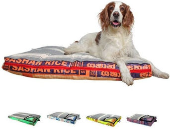 Goopsi Hundekissen mit BIO-Baumwollfüllung in Blau Größe S – Bild 1 von 1
