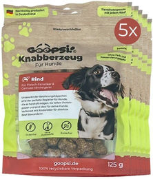 Goopsi Hundeleckerli Rind glutenfrei ohne Zusatzstoffe 125g – Bild 1 von 3
