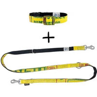Produktbild von Goopsi Hundeleine und Halsband Set Lanka Gelb aus Polypropylen Größe M wasserabweisend