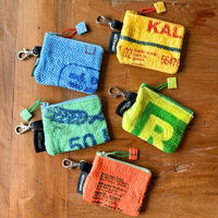 Produktbild von Goopsi Kotbeutelspender aus Upcycling Reissack Fairtrade Gelb