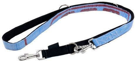 GOOPSI Multifunktions-Hundeleine aus Polyester für mittelgroße und große Hunde, 2m, Blau, Fairtrade – Bild 1 von 3
