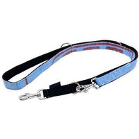 Produktbild von GOOPSI Multifunktions-Hundeleine aus Polyester für mittelgroße und große Hunde, 2m, Blau, Fairtrade