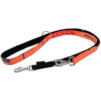 Produktbild von GOOPSI Multifunktions-Hundeleine aus Polyester für mittelgroße und große Hunde, 2m, Orange, Fairtrade