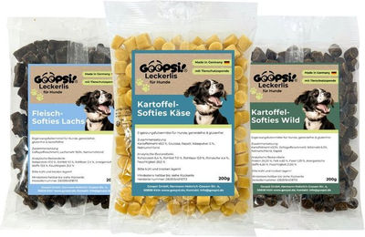 Goopsi Softies Hundeleckerli Lachs Wild und Käse Vorteilspack – Bild 1 von 1