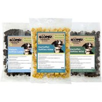 Produktbild von Goopsi Softies Hundeleckerli Lachs Wild und Käse Vorteilspack