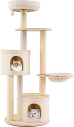 GOPLUS Kratzbaum für Katzen 152cm mit 2 Katzenhäusern, Hängematte, Sprungplattform und Sisalpfosten – Bild 1 von 2
