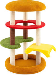 GOPLUS Kratzbaum für Katzen mit Hängematte und Sisal, 106 cm – Bild 1 von 3