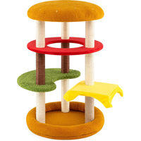 Produktbild von GOPLUS Kratzbaum für Katzen mit Hängematte und Sisal, 106 cm