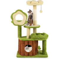 Produktbild von GOPLUS Kratzbaum für Katzen mit Höhle und Spielzeug 100 cm
