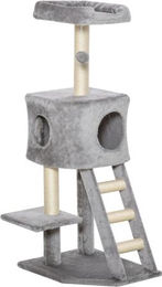 Gotagee Katzenturm Hellgrau mit Höhle, Spielball und Sisalstämmen 50x40x120cm – Bild 1 von 1