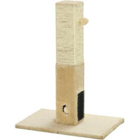 Produktbild von Gotagee Kratzbaum Beige für Katzen mit Juteseil und Spielzeug 59.5x39x79cm