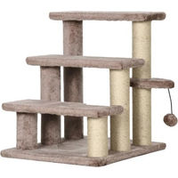 Produktbild von Gotagee Kratzbaum Braun mit 3 Stufen und Spielball für Katzen bis 5kg 45x40x48cm