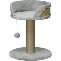 Produktbild von Gotagee Kratzbaum für Katzen mit Spielball und Liegefläche Grau 40x40x49cm