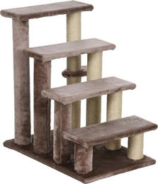 Gotagee Kratzbaum Haustiertreppe Braun 4 Stufig für Tiere bis 5kg 60x40x64cm – Bild 1 von 1