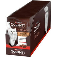 Produktbild von Gourmet A la Carte Nassfutter Katze Adult Rind 26x85g