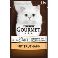 Produktbild von Gourmet A la Carte Nassfutter Katze Adult Truthahn an feiner Gemüsekomposition 26x85g - 26 x 85 g