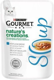 Produktbild von Gourmet Crystal Soup Katzen-Suppe mit Thunfisch und Garnelen 32x40 g - 32 x 40 g