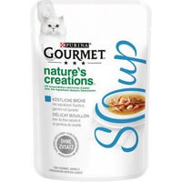 Produktbild von Gourmet Crystal Soup Katzen-Suppe mit Thunfisch und Garnelen 32x40 g - 32 x 40 g