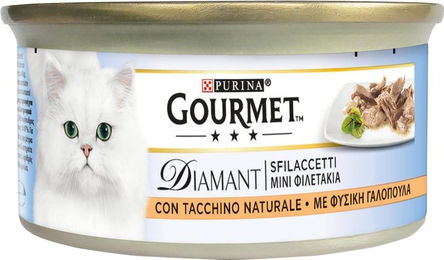 Produktbild von Gourmet Diamant Katzen Nassfutter Adult Stückchen in Sauce Pute 48 x 85 g - 48 x 85 g