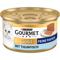 Produktbild von Gourmet Gold Feine Pastete mit Thunfisch Katzen Nassfutter Adult 85g - 12 x 85 g
