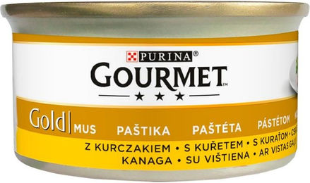 Gourmet Gold Geflügelmousse Huhn für erwachsene Katzen 85 g – Bild 1 von 1