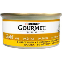 Produktbild von Gourmet Gold Geflügelmousse Huhn für erwachsene Katzen 85 g
