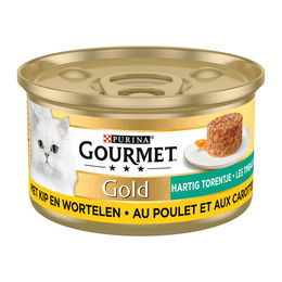 Produktbild von Gourmet Gold Katzen Nassfutter Adult Stückchen in Sauce Thunfisch 24 x 85 g