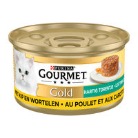 Produktbild von Gourmet Gold Katzen Nassfutter Adult Stückchen in Sauce Thunfisch 24 x 85 g