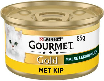 Gourmet Gold Katzen Nassfutter Zarte Stückchen Huhn 24 x 85 g – Bild 1 von 2