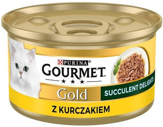Produktbild von Gourmet Gold Katzenfutter Adult Stückchen in Sauce Huhn 85g