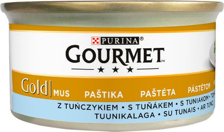 Gourmet Gold Mousse Thunfisch Katzenfutter für erwachsene Katzen 85 g – Bild 1 von 2