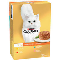 Produktbild von Gourmet Gold Raffiniertes Ragout Katzenfutter Multipack