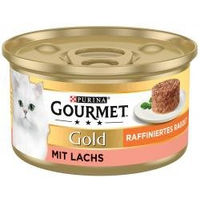 Produktbild von Gourmet Gold Raffiniertes Ragout mit Lachs Katzen Nassfutter Adult 12 x 85 g - 12 x 85 g