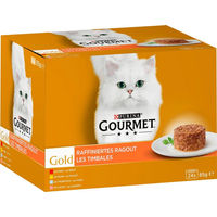 Produktbild von Gourmet Gold Raffiniertes Ragout Stückchen in Sauce 24x85g