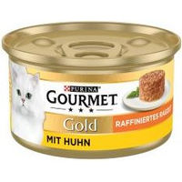Produktbild von Gourmet Gold Ragout mit Huhn Katzen Nassfutter für erwachsene Katzen 12 x 85 g - 12 x 85 g