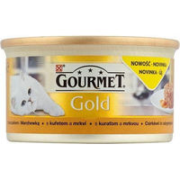 Produktbild von Gourmet Gold Savoury Cake Huhn und Karotte Katzen Nassfutter für erwachsene Katzen 85 g
