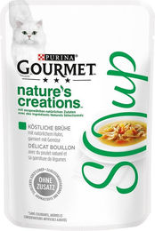 Gourmet Katzen-Nassfutter Crystal Soup Huhn und Gemüse für erwachsene Katzen 64x40g - 16 x 40 g – Bild 1 von 2