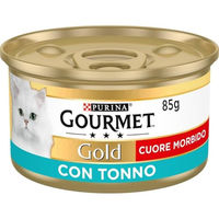 Produktbild von Gourmet Mousse Katzen Nassfutter Thunfisch Adult 24 x 85 g Dose ohne Farb- und Aromastoffe sowie Konservierungsstoffe