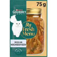 Produktbild von Gourmet My Fresh Menu Nassfutter für Katzen Hochseefisch 26x75 g