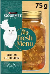 Gourmet My Fresh Menu Nassfutter für Katzen Truthahn 26x75 g – Bild 1 von 1