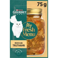 Produktbild von Gourmet My Fresh Menu Nassfutter für Katzen Truthahn 26x75 g