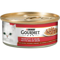 Produktbild von Gourmet Nassfutter Ente und Truthahn ohne Farb- und Aromastoffe sowie Konservierungsstoffe 24 x 195 g - 24 x 195 g
