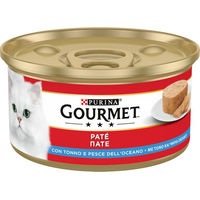 Produktbild von Gourmet Nassfutter für Katzen Thunfisch und Meeresfisch 24 x 195 g ohne Farb- und Aromastoffe - 24 x 195 g