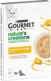 Gourmet Nature's Creations Snack Huhn und Kürbis für erwachsene Katzen 5 x 10 g – Bild 1 von 1