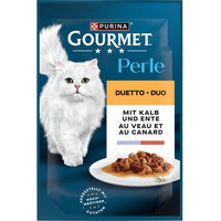 Produktbild von Gourmet Perle Duetto di Carne Katzen Nassfutter Kalb und Ente in Sauce Adult 26 x 85 g - 24 x 85 g