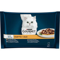 Produktbild von Gourmet Perle Duetto di Carne Rind Stückchen in Sauce 4x85g 340g ohne Farb- und Aromastoffe
