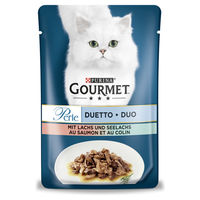 Produktbild von Gourmet Perle Duetto di Mare Katzen Nassfutter mit Lachs und Seelachs 24 x 85 g - 26 x 85 g
