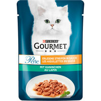Produktbild von Gourmet Perle Erlesene Streifen mit Kaninchen in Sauce Katzenfutter Adult 26 x 85 g - 26 x 85 g